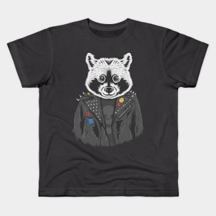 Metal Racoon Kids T-Shirt